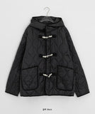 [Unisex] Qgmi Duffle Hood Quilting Padding Jacket