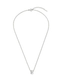 Champagne Full Moon Silver Duo Shine Necklace S