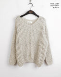 Lupin Blossom Round Long Sleeve Knit