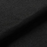 Canto Coated Black Denim Wide Pants