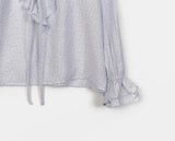 Ponto Dot Frill Blouse