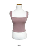 Square Crop Top Sleeveless
