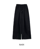 [U-BASIC] Summer Pintuck Linen Wide Pants
