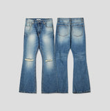 Cora Damage Bootcut Denim Pants