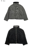 [Plan] Poen Reversible Check Fleece Fluffy Padding
