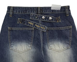 Lara Denim Wash Wide Pants