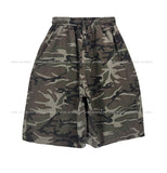 Military Snap Wide Bermuda Pants