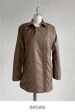 Suitman Double Trench Half Leather Jacket (Belt Set)