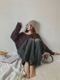 Wings Angora V-neck knitwear
