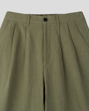 Martin cool linen two-tuck pants