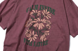 Peace Flower Pigment Short Sleeve T-Shirt