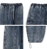 Rotor Stitch Balloon Denim Pants