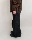 [BAONHAUS] Denin Cotton Semi-Bootcut Pants