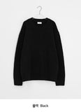 [Unisex] Menfer Wool Button Round Knit