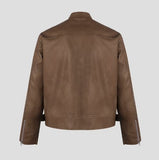 Bolt Vintage Trackline Leather Jacket