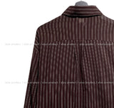 Julie See-Through Stripe Shirt