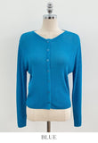 Beton Round Ribbed Basic Cardigan