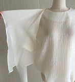 Dier Scarf Tie Short Sleeve Blouse