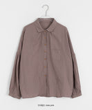 Teluko Round Collar Pocket Shirt