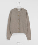 Soico Round Wool Knit Cardigan