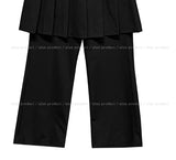 Kiyo Pleated Skirt Layered Pants