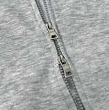 Two-Way Zipper Balloon Crop Hood Zip-Up