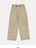 Work incision rivet nylon wide pants