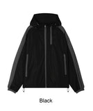 Carian color matching windbreaker