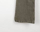 Dockin Vintage Washing Gray Long Bootcut Denim Pants