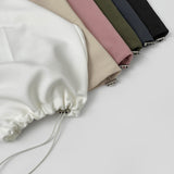 Two-Way Banding Wide Jogger Poly Pants