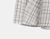 Culo Check Midi Skirt