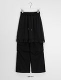 Kishira Banding Tulle Skirt Pants