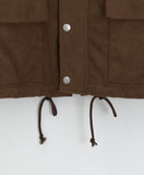 Harvey Corduroy Quilted Hood Jumper