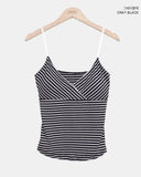 Popteen Striped Sleeveless Cap