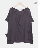 Carrot Loose Fit Short Sleeve Pocket T-shirt