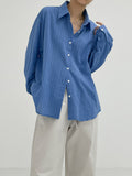 Embo Stripe Loose Fit Shirt