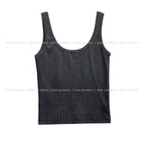 [U-BASIC] Roel Pigment Ribbed Tank Top
