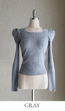 Willet Square Puff Knit