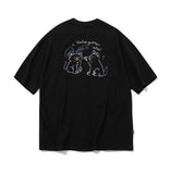 BUNNY CAT Embroidery Short Sleeve Tee
