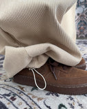 Denen Button Brushed Corduroy Pants