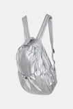Casual metal glossy backpack