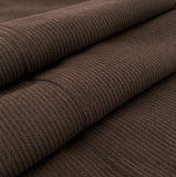 Back Slit Brushed Corduroy H-line Banding Long Skirt
