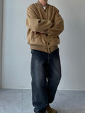 Snap Button Stadium Jacket