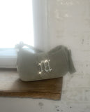 Crawl Logo Buckle Suede Washing Cross Hobo Shoulder Bag