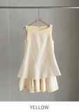 Kelly Tweed Sleeveless Mini Flare One Piece
