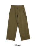 Clown Patch Cotton Wide Work Pants