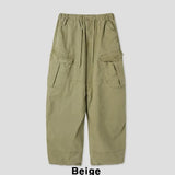 Solin Stonewashed Diagonal Cargo Pants
