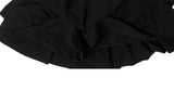 Boo Frill Tiered Banding Mini Skirt