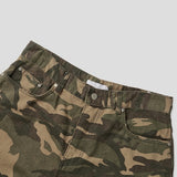 Tack Destroyed Snap Cotton Pants