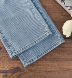 Daron Back Pocket Wide Denim Pants